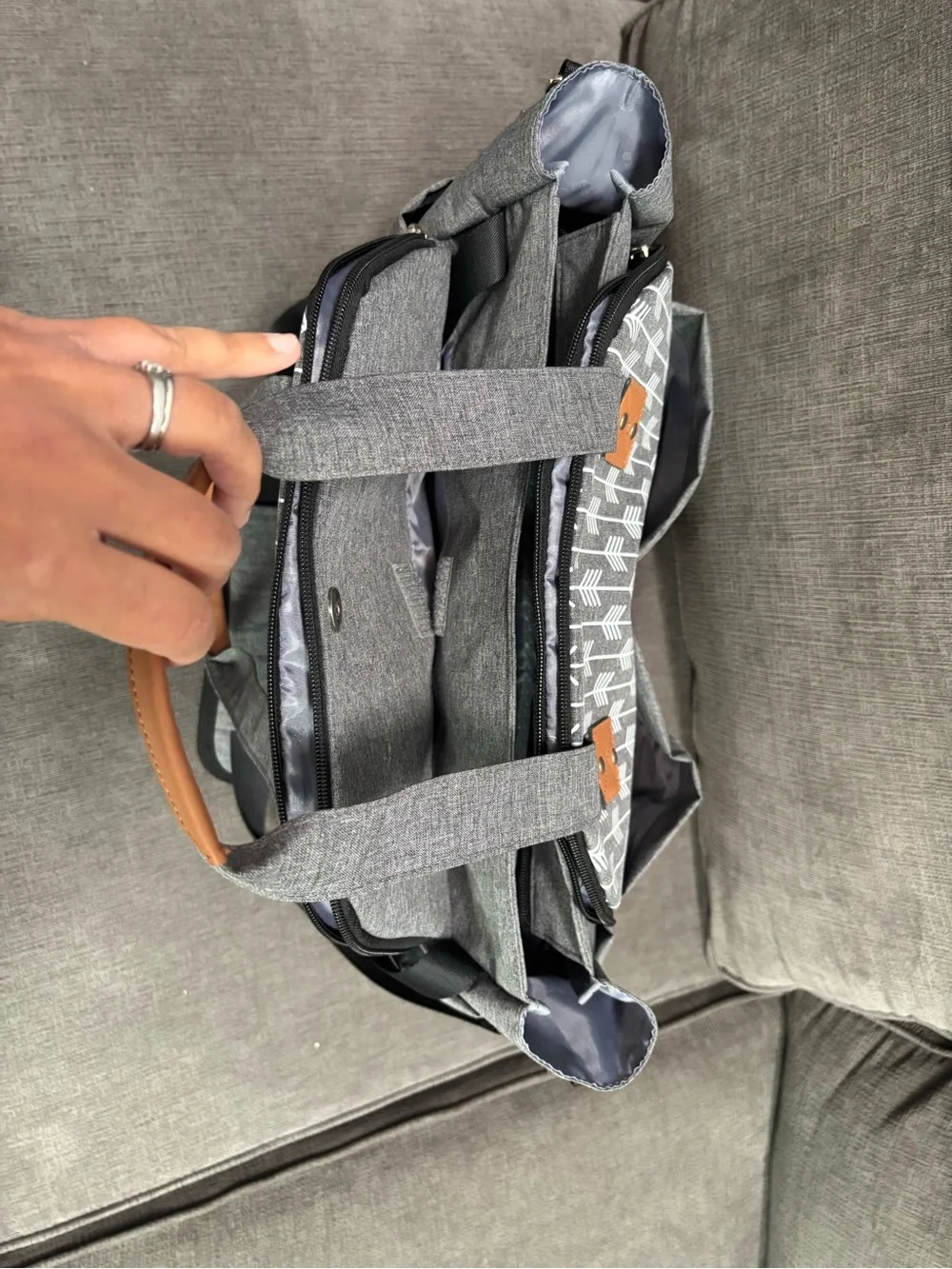 Lekebaby Diaper Tote  bag